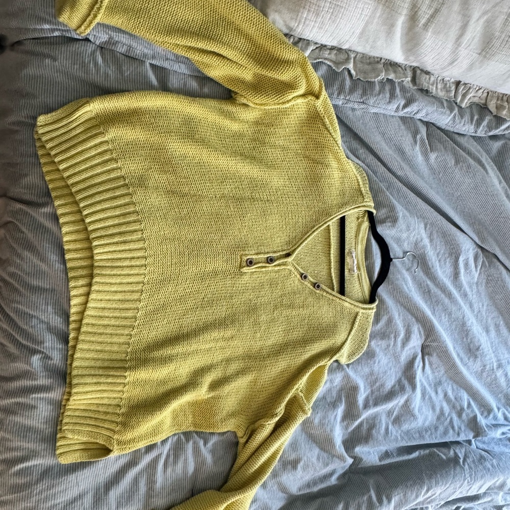 Neon yellow oversized Boutique Women’s Sweater